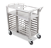 Thumbnail image #5 for John Boos Teppankayi Stainless Steel Serving Cart with 14 Half-Size Pan Capacity