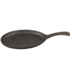 Thumbnail image #1 for Alegacy Foodservice Products BG78P Oval Cast Iron Platter, 9-1/2 x 7 in, Single Handle Case of 12