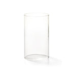 Thumbnail image #1 for Hollowick/Steelite 48C Clear Glass Cylinder Fitter Globe, 5"H x 3" Diameter
