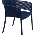 Thumbnail image #1 for Tramontina USA, Inc. 92151-030 Blue Plastic Outdoor Armchair Case of 4