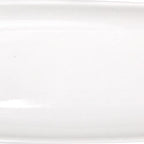 Thumbnail image #1 for International Tableware FA-430 Porcelain Oval Canoe Platter, 13-3/4" x 4-1/4" x 1-1/4"H 1 Dozen