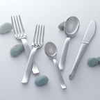 Thumbnail image #2 for Steelite International WNK, Tura 5308S003 Dessert/Soup Spoon, 7-1/4", Oval Bowl, 18/10 Stainless Steel Pack of 1 Dozen