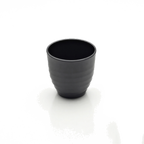 Thumbnail image #1 for G.E.T. Zen - EGS JW2024-B Melamine Tea Cup, 6 oz, Black, Round Case of 6