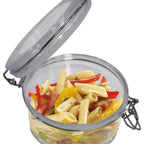 Thumbnail image #2 for JB Prince R1011 C 10 oz Round Transparent Plastic Mason Jar, 2-1/2"H