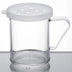 Thumbnail image #2 for (Quick Ship) Cambro 96SKRP134 Camwear® 10 oz Polycarbonate Shaker with White Lid for Parsley or Herbs