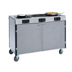 Thumbnail image #1 for Lakeside Manufacturing Creation Express 2080 Mobile Induction Cooking Cart, 3 Burners, Stainless Steel Top, 48"W x 22"D x 35-1/2"H