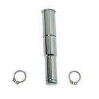Thumbnail image #1 for Fisher 73857 Single Short Shelf Axle with 2 Snap Rings, 303 Chrome-Plated