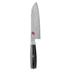 Thumbnail image #1 for Zwilling J.A. Henckels Miyabi 5000 Fc-D 1019592 7" Santoku Knife, Smooth Edge, Stainless Steel Blade, Black Pakkawood Handle