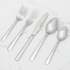 Thumbnail image #2 for Browne USA Foodservice Win2 503817 Bouillon Spoon, 6-inch, 18/0 Stainless Steel, Mirror Finish Case of 2 Dozen