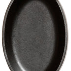 Thumbnail image #2 for JB Prince R671 Oval Cast Iron Server, 6 x 3 Inches
