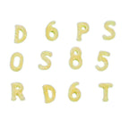 Thumbnail image #1 for Arcobaleno Pasta Equipment AEX50#332 Pasta Extruder Die, 5.5mm, Bronze, Letters and Numbers