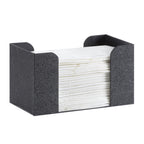 Thumbnail image #1 for Cal-Mil Classic 3693-13 Rectangular ABS Plastic Napkin Holder, Black, 9"W x 5"D x 5"H