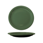 Thumbnail image #1 for International Tableware Cancun CAN-6-G Ceramic Plate, 6-1/2" Round, Green, Narrow Rolled Edge Case of 3 Dozen