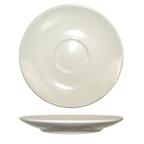 Thumbnail image #1 for International Tableware Roma RO-66 Cappuccino Saucer, 6-1/4" Round, Ceramic, Rolled Edge Case of 3 Dozen