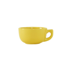 Thumbnail image #1 for Tuxton China DuraTux®© BSF-1402 14 oz Ceramic Cappuccino Cup, Saffron, Non-Stackable Case of 2 Dozen