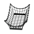 Thumbnail image #1 for TableCraft Products Grand Master GM1608 Rectangular Black Powder-Coated Metal Serving Basket, 15 x 8 x 4-1/4 in. Case of 4
