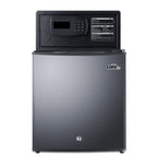 Thumbnail image #2 for Summit Commercial Summit Appliance MBSAFESS In-Room Minibar Refrigerator with Combination Safe, Stainless Steel Door, Black Cabinet
