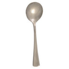 Thumbnail image #1 for International Tableware Keystone KE-113 Bouillon Spoon, 6-1/2" Long, 18/8 Stainless Steel Pack of 3 Dozen