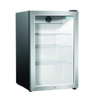 Thumbnail image #1 for Excellence Commercial Products EMM-2HC Countertop Refrigerator Merchandiser, 1.6 cu. ft., 17"W, 1 Glass Hinged Door, Black