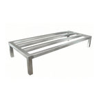 Thumbnail image #1 for Renfro Industries Inc. RISTDRHR48248MH Mobile Aluminum Dunnage Rack, Solid, 48"W x 24"D x 4"H, 2,000 lb Capacity
