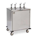 Thumbnail image #1 for Lakeside Manufacturing EZ Serve 70221 Condiment Cart, 33"W x 27-1/2"D x 48-1/2"H, 4 Manual Pumps, 2-Product Dispensing