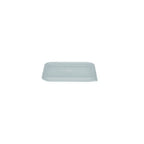 Thumbnail image #1 for Concasse MCTRCE2 Square Polyethylene Container Lid for 6 to 8 qt Containers, White Case of 48