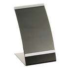 Thumbnail image #1 for TableCraft Products AS57 Curved Acrylic Menu Holder, 5-1/2" x 4" x 8-1/2" Case of 24