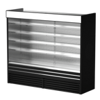 Thumbnail image #1 for Turbo Air TOM-96EBS-N Vertical Open-Air Display Merchandiser, 45.2 cu. ft., 92-7/8"W x 29-1/2"D x 80-1/2"H, Self-Contained