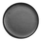 Thumbnail image #1 for Vertex China Orbit OR-22 Round Porcelain Plate, 8-1/2-inch, Matte Black Case of 2 Dozen
