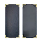 Thumbnail image #1 for Risch Harley HARST-1V 4.25X11 Single Padded Leather-Like Menu Cover, 4-1/4" x 11" Case of 25