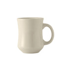 Thumbnail image #1 for Tuxton China DuraTux®© BEM-0806 9 oz Ceramic Princess Coffee Mug, American White/Eggshell, Non-Stackable Case of 2 Dozen