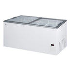 Thumbnail image #1 for Summit Commercial NOVA53 Chest Ice Cream Freezer, 16.6 cu. ft., 2 Sliding Tempered Glass Lids, -13° to 23°F