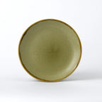 Thumbnail image #1 for Cardinal Harvest Green By Dudson HG165 6-1/2" Round Vitrified Ceramic Coupe Plate 1 Dozen