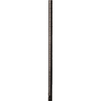 Thumbnail image #1 for 1880 Hospitality Focus Foodservice FG086BK Stationary Wire Shelving Post, 86"H, Black Epoxy-Coated Case of 4