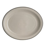 Thumbnail image #1 for Steelite International Homer, Black Line HL2611743 China Oval Platter, 13.75 x 11.25 in, Narrow Rim, White 1 Dozen