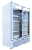 Thumbnail image #5 for Beverage Air Marketeer Two-Section Reach-In Glass Door Refrigerated Merchandiser, 41.66 Cu. Ft., White, Bottom-Mounted Self-Contained, R290