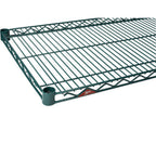 Thumbnail image #1 for AllPoints Foodservice Parts & Supplies Metro 1261245 Green Epoxy-Coated Wire Shelf, 60"W x 24"D