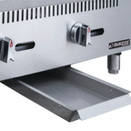 Thumbnail image #4 for Dukers Appliance Co., USA Ltd. DCGMA60 . Gas Countertop Griddle, 60"W, 1" Smooth Steel Plate, 5 Independent Manual Controls
