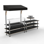 Thumbnail image #1 for Steelite International Mogogo, Modular MGCMLE04MSBF Mixed-Material Commercial Display Station