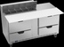 Thumbnail image #6 for 60-Inch Two-Section 16 Cu. Ft. Sandwich Top Refrigerated Counter with 4 Drawers and 10-Pan Top