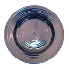 Thumbnail image #1 for CAC China Tango TG-120-CBU Porcelain Cobalt Blue Embossed Pasta Bowl, 22 oz, 12 in. 1 Dozen