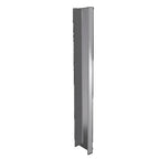 Thumbnail image #1 for Winholt Equipment SSWC-7.25-22-144 Wall Flashing Corner Wall Cap, 7.25"W x 0.05"D x 144"H, 18-Gauge 300 Series Stainless Steel, 3B Finish