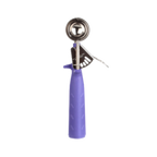 Thumbnail image #1 for Thunder Group SLDS240P Disher #40, 3/4 oz, Round Bowl, Thumb Press, Stainless Steel with Purple Plastic Handle Case of 36