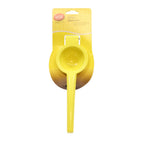 Thumbnail image #1 for TableCraft Products Cash & Carry H119Y Footed Citrus Hand Squeezer, Yellow, Zinc Alloy, Straining Pour Spout Case of 6