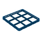 Thumbnail image #1 for Vollrath Rack Max® TRF-44 Full-Size Dishwasher Rack Extender, 9 Compartments, Royal Blue, 19-3/4"W x 19-3/4"D x 1-9/16"H Case of 12