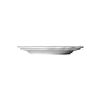 Thumbnail image #2 for Steelite International Folio, Porcelain 62577FP812 9-Inch Round Porcelain Rim Plate, Scalloped Edge, Adelina Double Line Slate Case of 2 Dozen