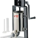 Thumbnail image #6 for Matfer Bourgeat N5700 Vertical Manual Sausage Stuffer, 6.6 lb. Capacity, Stainless Steel Tank, 3 Funnels