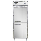 Thumbnail image #1 for Continental Refrigerator Designer Line D1RFESNHD One-Section Reach-In Refrigerator/Freezer, Shallow, Wide Half-Height Solid Doors