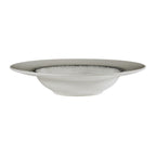 Thumbnail image #1 for Global Tableware Collective Mesa Ceramics FF7042413759 Round Stoneware Pasta Bowl, Aura Black, 10.75 x 2.125 in