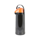 Thumbnail image #1 for Thunder Group APLG025D 2.5 L (84 oz) Plastic Airpot, Glass Liner, Orange Lever Top, Decaf Case of 6